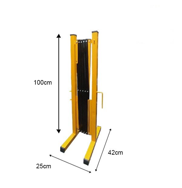 راهبند آکاردئونی بدون چرخ - تصویر 4